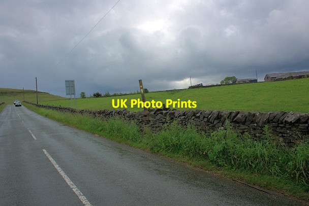 Photo 6"x4" Minor Road in the Rain Macclesfield Forest c2012