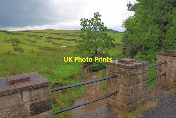 Photo 6"x4" Bridge Parapet over Tor Brook Macclesfield Forest c2012