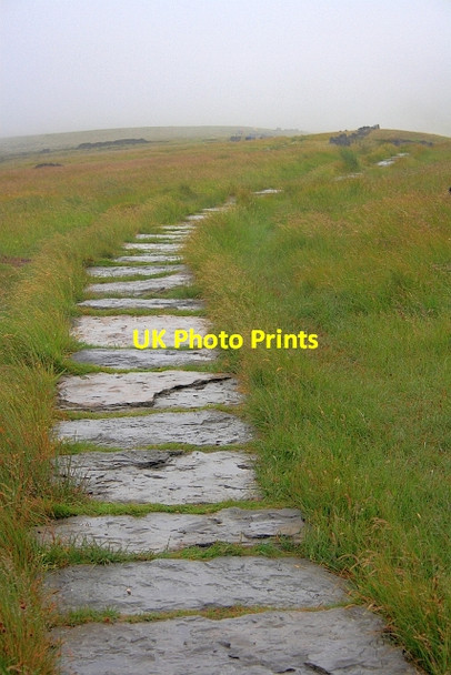 Photo 6"x4" Path on Cats Tor Fernilee c2012