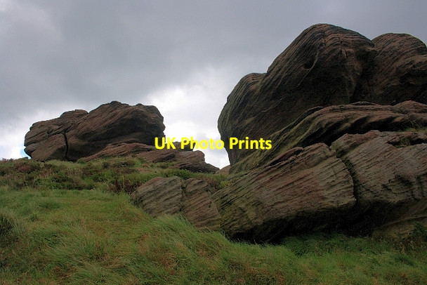 Photo 6"x4" Rocks on the Roaches Roche Grange c2012 P2