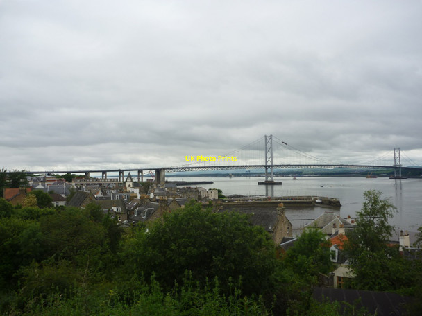 Photo 6"x4" Queensferry Townscape : A View From The Back Braes Queensferry\/NT1278 c2012