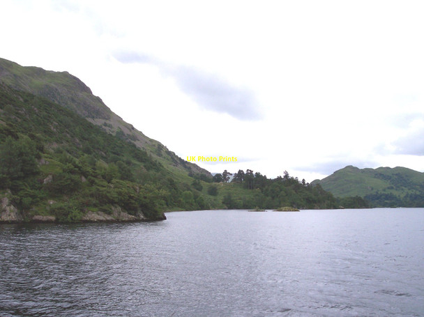 Photo 6"x4" Lingy Holme island at Ullswater view from ferry boat Glenridding c2012
