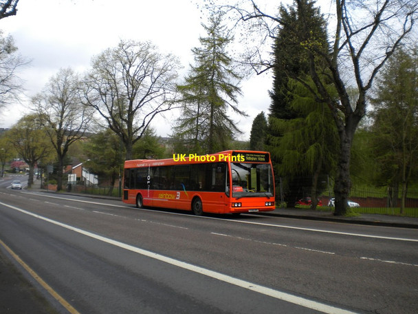 Photo 6"x4" Bus ascending Hucknall Road (1) Nottingham\/SK5641 c2012