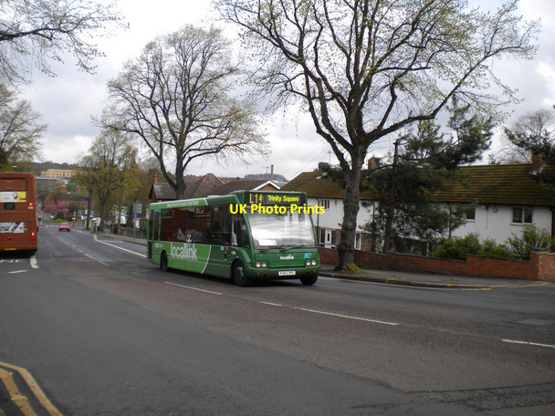 Photo 6"x4" Bus ascending Hucknall Road (2) Nottingham\/SK5641 c2012
