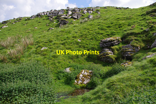 Photo 6"x4" Spring on Ingleborough Chapel-le-Dale c2012