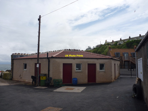 Photo 6"x4" Coastal Berwickshire : New Fishermen's Stores at St. Abbs Harbour Northfield\/NT9167 c2012