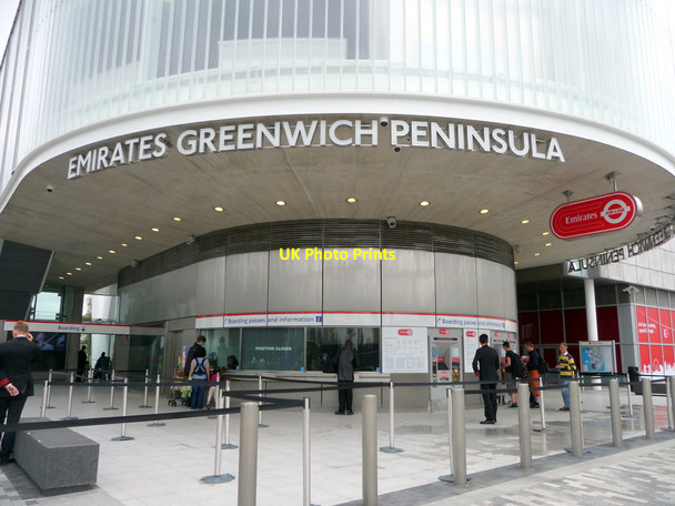 Photo 6"x4" Cable Car Terminus at North Greenwich Greenwich\/TQ3977 c2012 P2