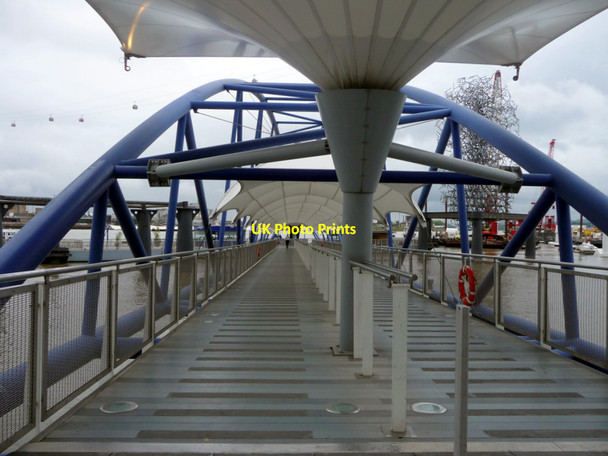 Photo 6"x4" Entrance to North Greenwich Pier Poplar\/TQ3780 c2012