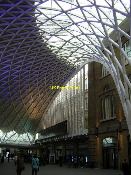 Photo 6"x4" Kings Cross station: new departure concourse London c2012