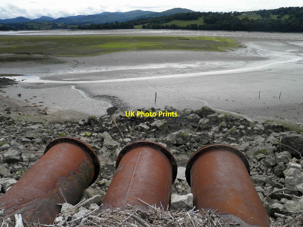 Photo 6"x4" Overflow pipes RSPB Conwy Bryn-rhys c2012