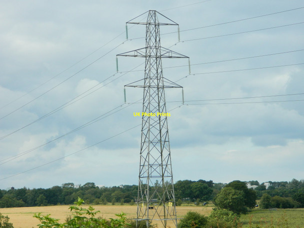 Photo 6"x4" National Grid Pylon Mercaton c2012