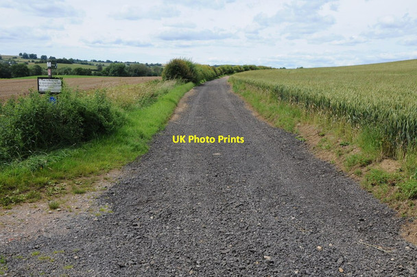 Photo 6"x4" Course of a Roman Road Swalcliffe c2012