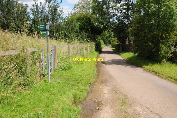 Photo 6"x4" Country road at Tadmarton Tadmarton c2012