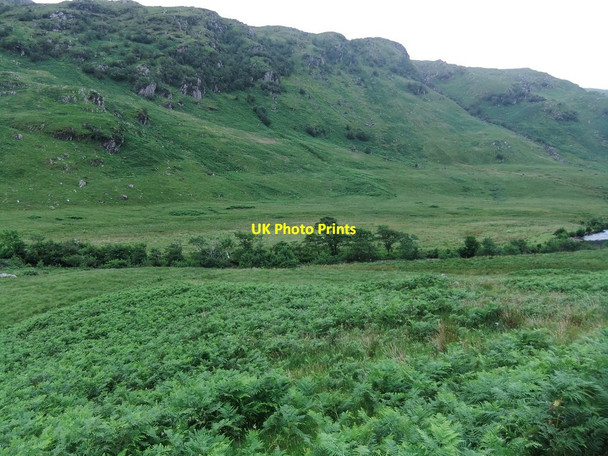 Photo 6"x4" Looking south across the Inverie River Inverie c2012
