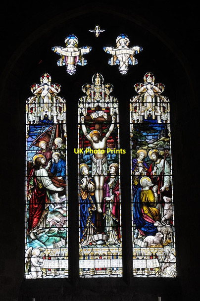 Photo 6"x4" East window, Wigginton church South Newington c2012