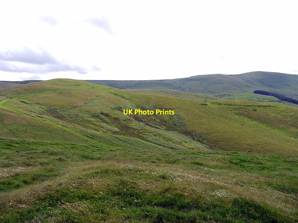 Photo 6"x4" Clennell Street from Camp Tops Sourhope c2012