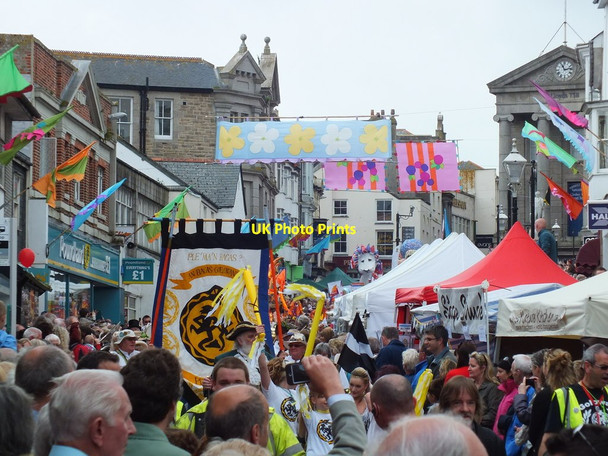 Photo 6"x4" Market Jew Street Penzance c2012