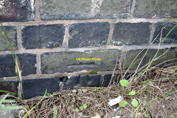 Photo 6"x4" Bench mark, North Clifton railway bridge North Clifton c2012