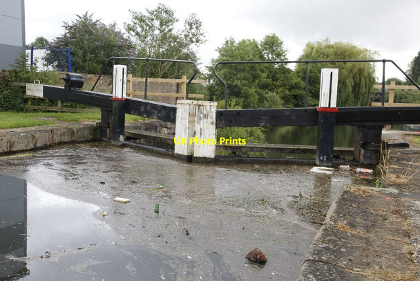 Photo 6"x4" Flotsam in the lock Thatcham c2012