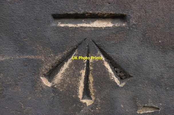 Photo 6"x4" Cut Bench Mark, Wilford Street Canal Bridge Nottingham\/SK5641 c2012