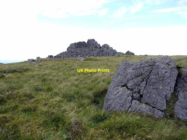 Photo 6"x4" Rocky summit of The Schil Sourhope c2012