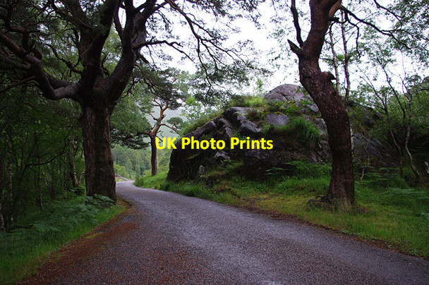 Photo 6"x4" Road, Glen Nevis Uamh Showhairle (Cave) c2012