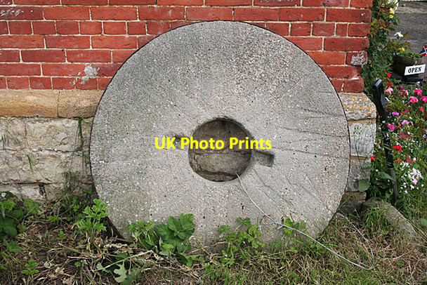 Photo 6"x4" Mudford: millstone at Red Barn, Hinton Hinton\/ST5720 c2012