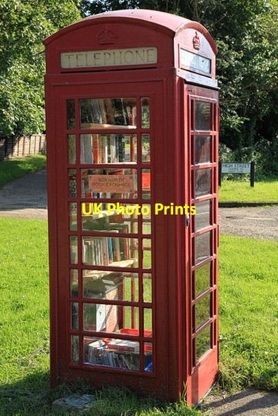 Photo 6"x4" Boxworth Book Exchange, High Street, Boxworth Boxworth c2012