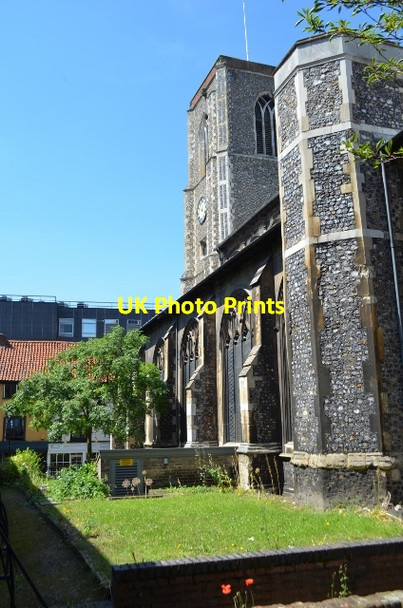 Photo 6"x4" St Andrew's Church Norwich c2012