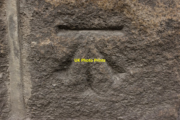 Photo 6"x4" Cut Bench Mark, 1 Springfield Place Otley\/SE2045 c2012