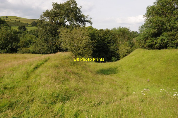 Photo 6"x4" Castle earthworks, New Radnor New Radnor c2012