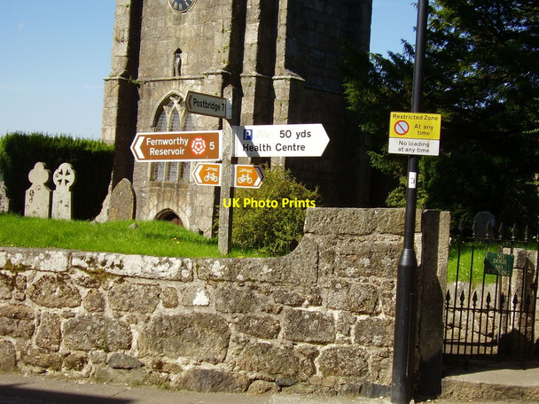 Photo 6"x4" Choose your route Chagford c2012