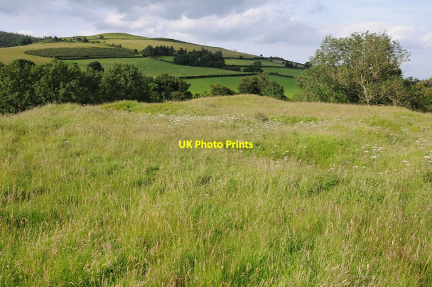Photo 6"x4" Earthworks, Radnor Castle New Radnor c2012