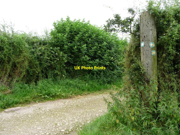 Photo 6"x4" Barwick and Scholes parish paths waymarks Arthursdale c2012