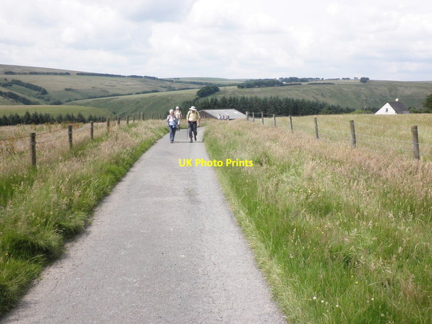 Photo 6"x4" Road to Picked Stones Farm Simonsbath c2012