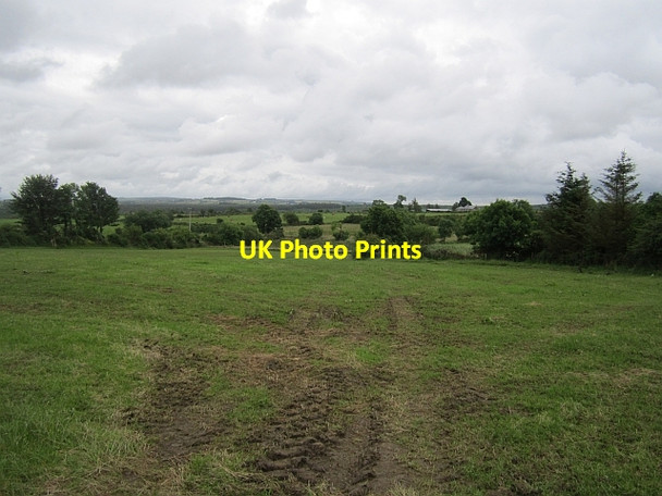 Photo 6"x4" Recently harvested field Killygordon c2012