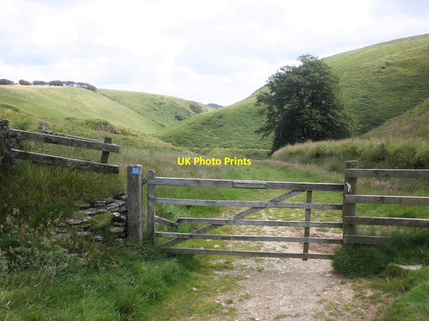 Photo 6"x4" Footpath, near Flexbarrow Simonsbath c2012