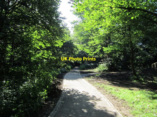 Photo 6"x4" A path leading to Town Street, Middleton Beeston Park Side c2012