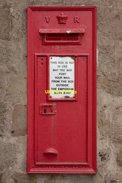 Photo 6"x4" Victorian Postbox, Crich Tramway Museum Crich c2012 P1