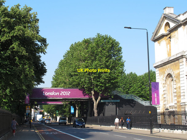Photo 6"x4" Temporary footbridges over Romney Road Greenwich\/TQ3977 c2012