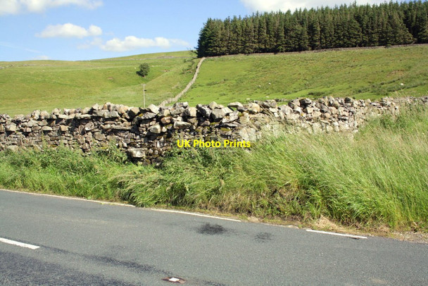 Photo 6"x4" Dry stone wall beside B6255 Appersett c2012