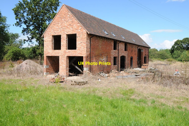 Photo 6"x4" Barn at High House Farm Mappleborough Green c2012