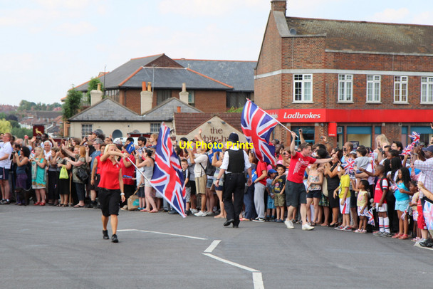 Photo 6"x4" Flying the Flag in Southgate, London N14 Southgate\/TQ3094 c2012