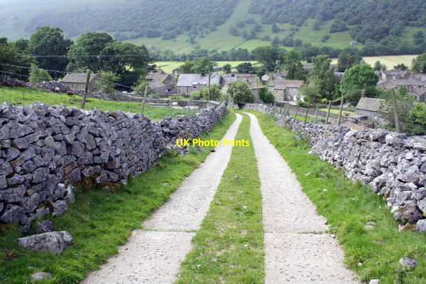 Photo 6"x4" Starbotton Cam Road heading towards Starbotton Starbotton c2012