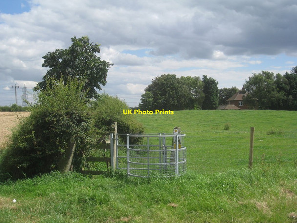 Photo 6"x4" New gate on the path to Dunham on Trent Dunham on Trent c2012