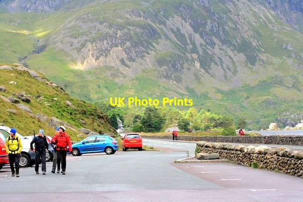 Photo 6"x4" Car Park by Llyn Ogwen Llyn Ogwen c2012