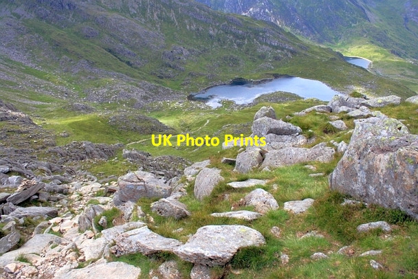 Photo 6"x4" Descent to Cwm Bochlwyd Tryfan\/SH6659 c2012
