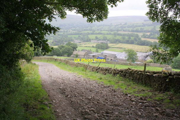 Photo 6"x4" Track through Poor's Land to Thoralby Newbiggin\/SD9985 c2012