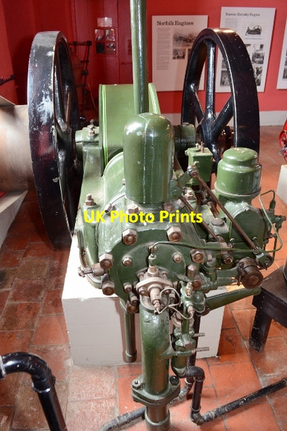Photo 6"x4" Gressenhall Workhouse - Diesel Engine Beetley c2012