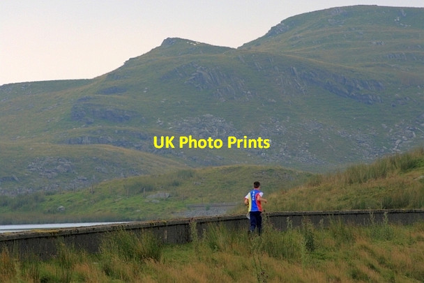 Photo 6"x4" The Dam Wall, Llyn Teifi Llyn H\u00eer c2012
